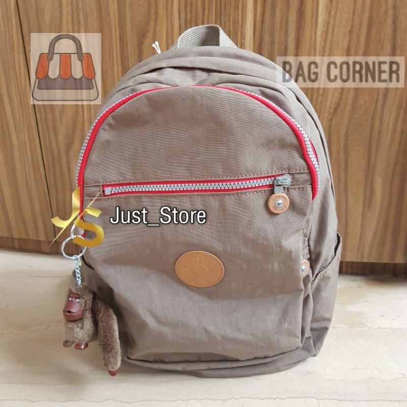 BagCorner - Tas Ransel KIPLING Original Authentic - Clas Challenger True Beige C 1699
