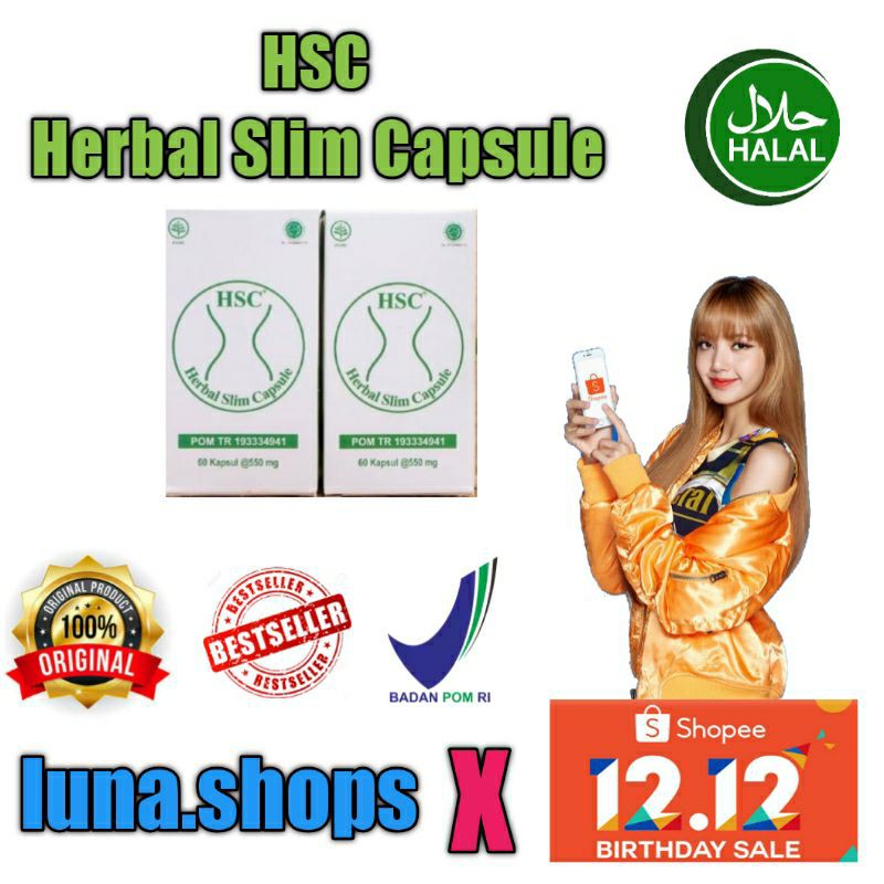 HSC HERBAL SLIM CAPSULE ORIGINAL OBAT PELANGSING