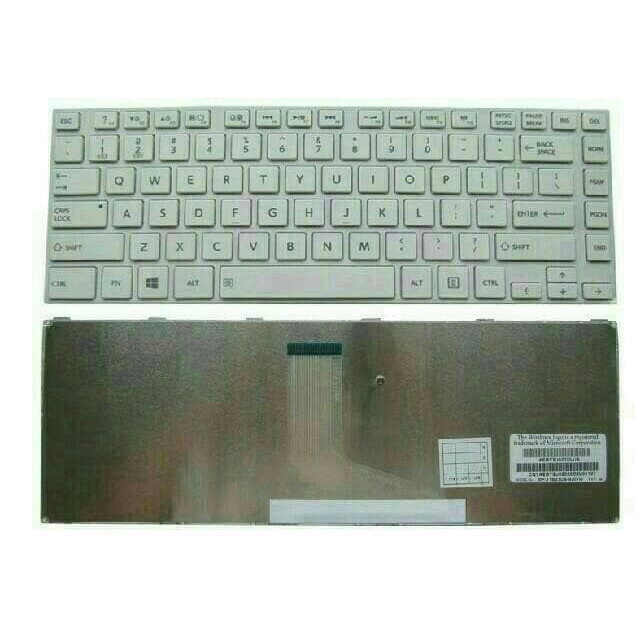 Keyboard Toshiba Satellite C800 C840 M800 M805 L800 L805 L830 putih