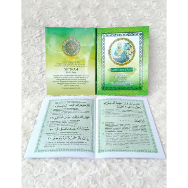 Cover Yasin Custom yasin foto yasin almarhum