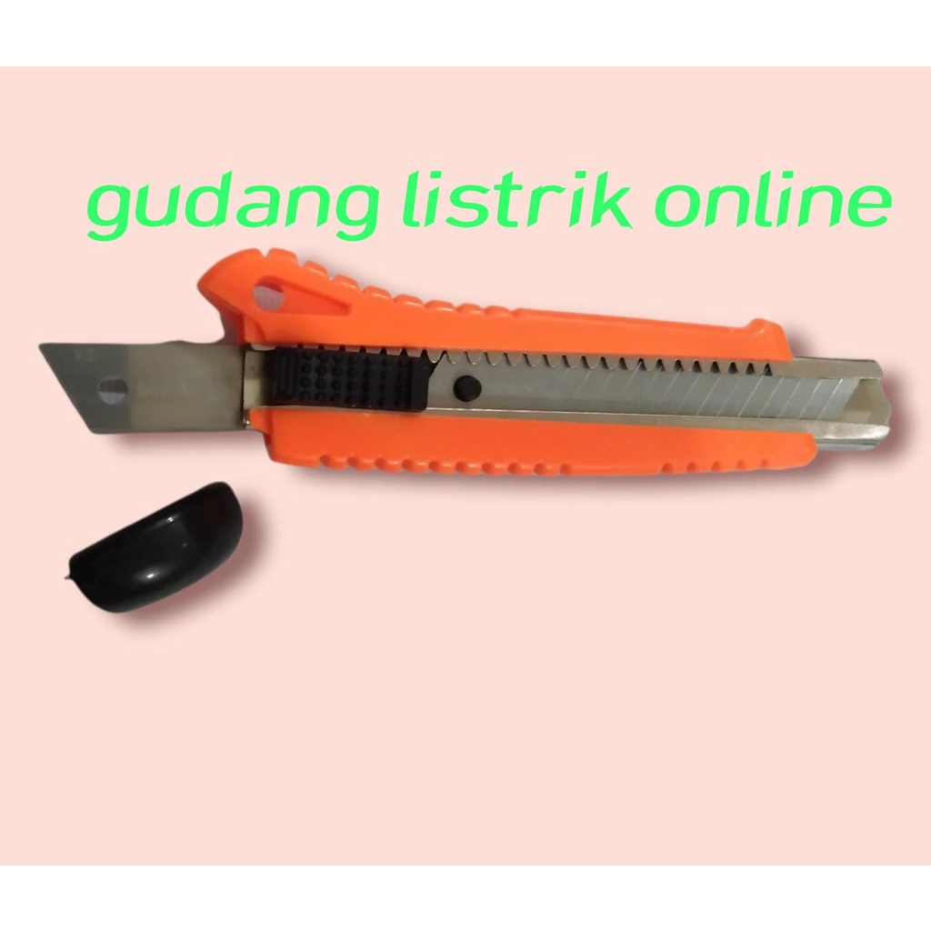 Pisau Cutter P;astik Besar Montana Body Bening Nevada 18 mm Murah