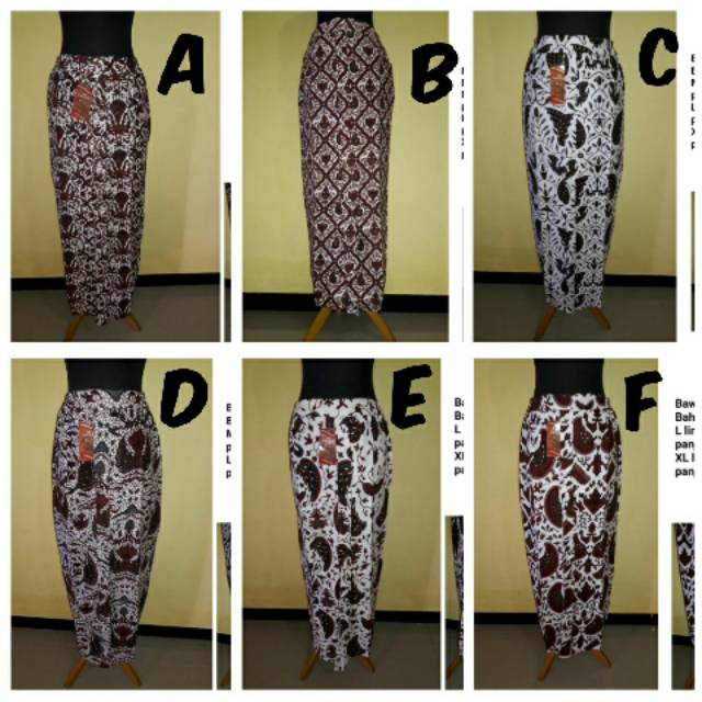 Rok span sepan wiru jarik.kain batu. M L XL.batik Pekalongan