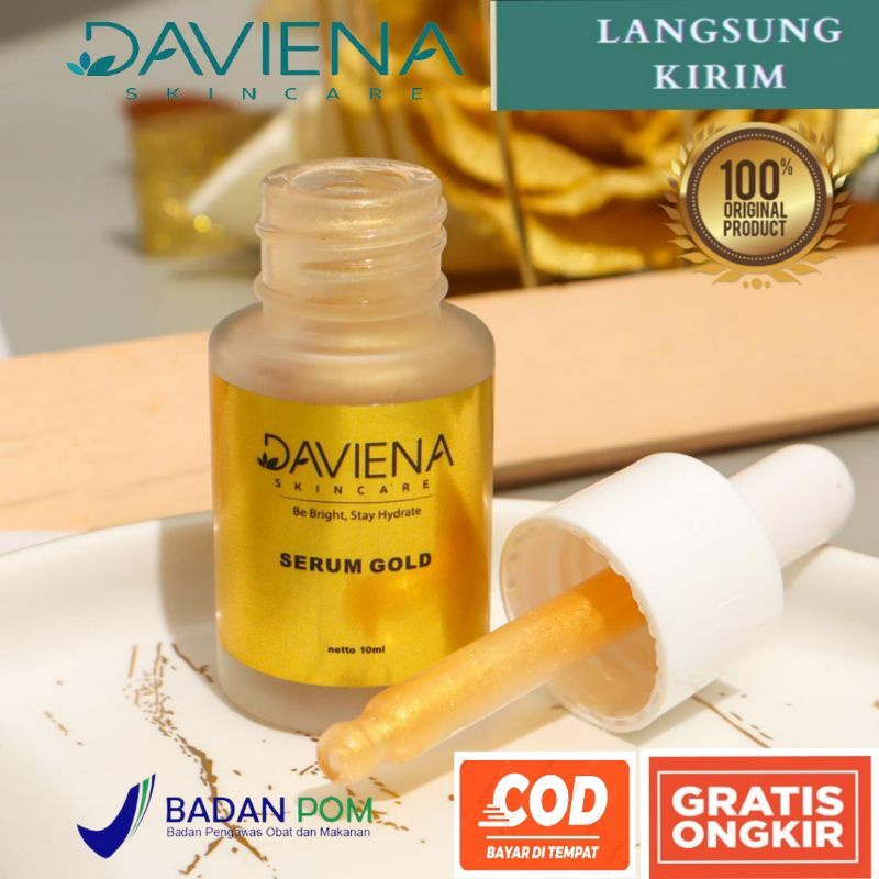 Serum Daviena Gold Series Daviena Skincare Deviena Davina Devina Skincare Official Davienaskincareofficial Palembang ori Ramadhanidavin official Ownerdavienaskincare Pencerah Pemutih Flek Wajah Glowing Bpom Davienaskincare jawa jakarta scincare Skincare
