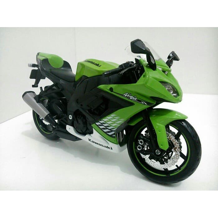 Diecast Motogp - Diecast Ducati - Diecast New Ray Vespa Pajangan Motor Kawasaki Ninja Zx10R Model