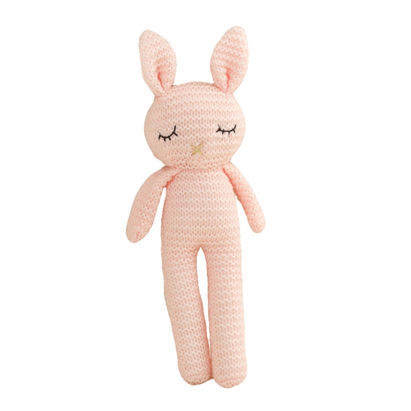 Mary 20cm Cute Stuffed Rabbit Rajut Untuk Boneka Photostudio Props Pendant Party Suppli