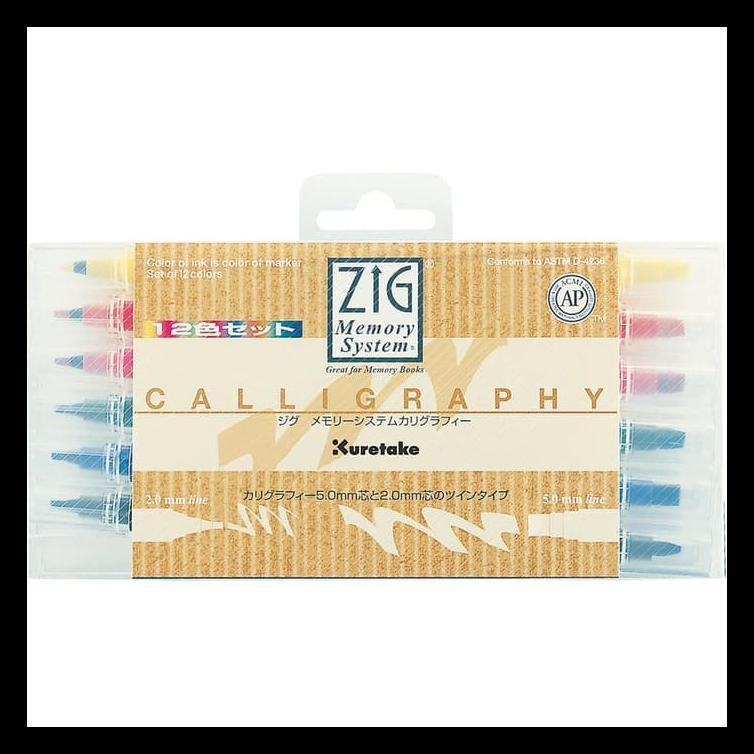 

STOK BARU MS-3400/12V KURETAKE WATER-BASED PEN ZIG MEMORY SYSTEM CALLIGRAPHY 12C PAKET ALAT TULIS