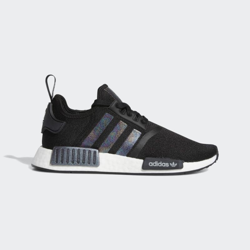 Adidas NMD_R1 Women Shoes Core Black Metallic Original
