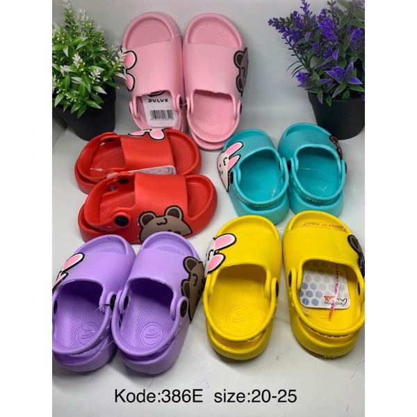 Sandal dulux anak baim karakter kode 386E