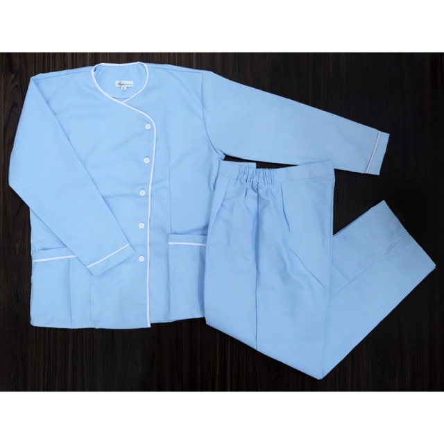 Baju Suster / Seragam Suster Bon Uniform - Hijab / Long Sleeve / Tangan Panjang