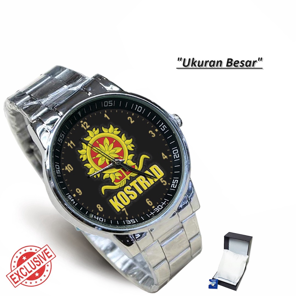 Jam Tangan Rantai Couple TNI KOSTRAD - 3 (Limited Edition)