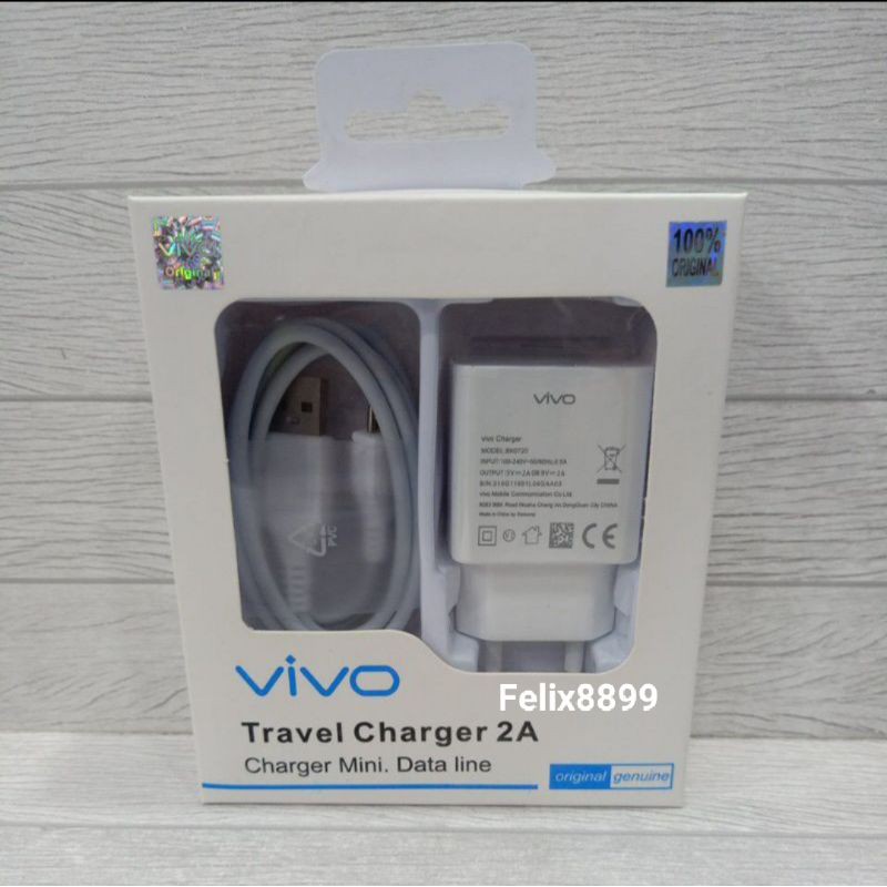 CHARGER VIVO Y51 Y53 Y55 ORIGINAL 100% FAST CHARGING MICRO USB