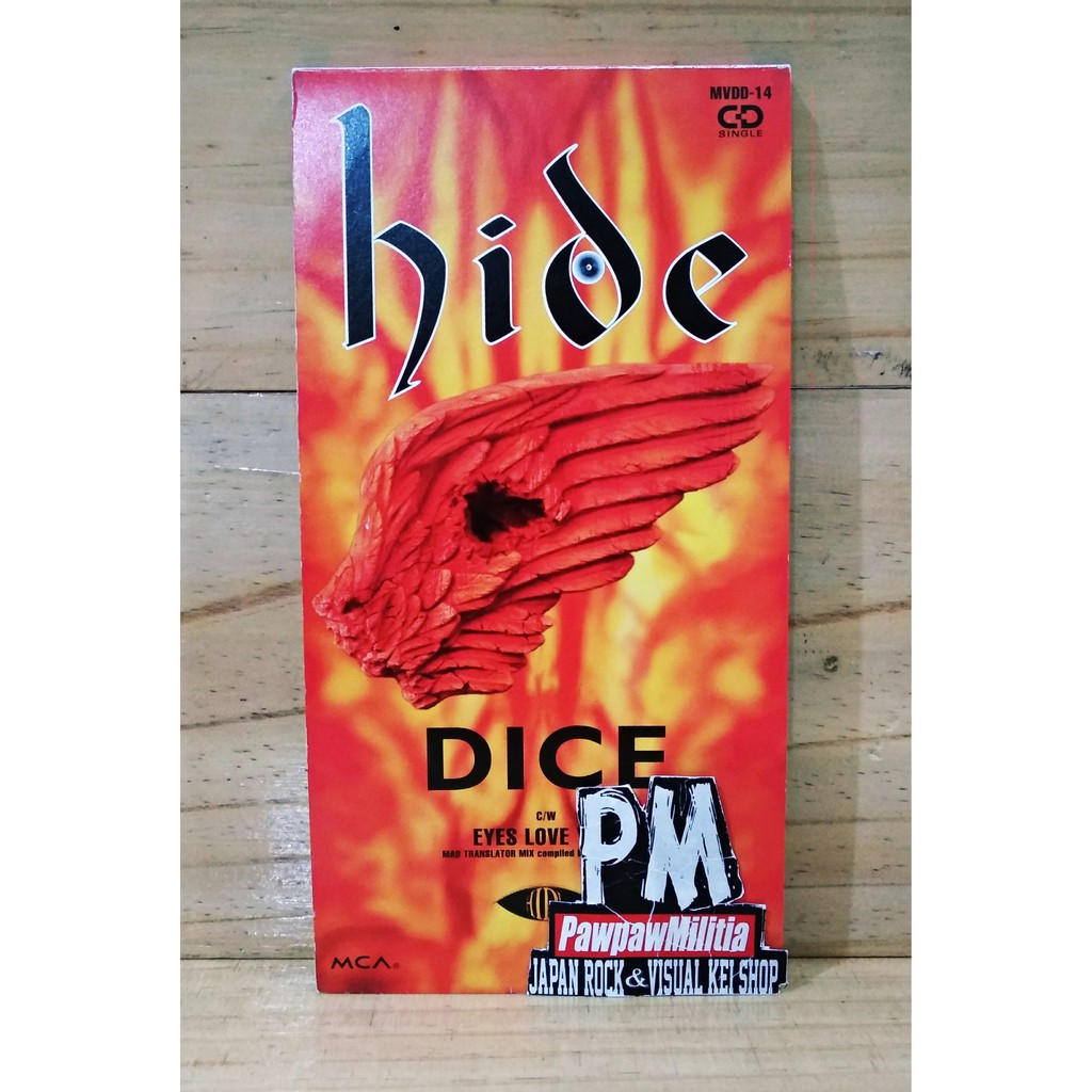 CD HIDE X Japan Dice  Limited Edition