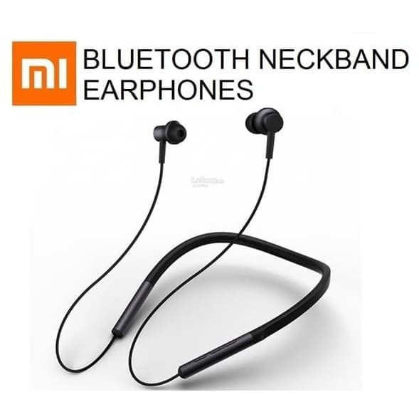 Headset Xiaomi Mi Bluetooth Neckband Earphone Wireless Apt-X Original