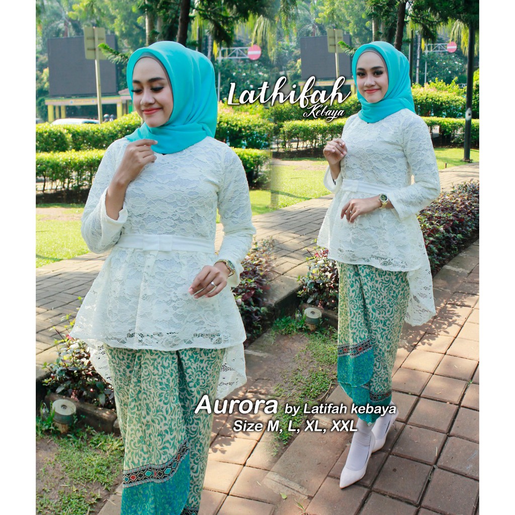 Setelan Kebaya Brukat Aurora Terbaru