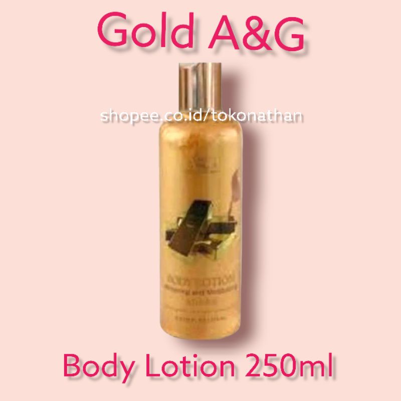 LOTION GOLD A&amp;G WHITENING AND MOISTURIZING sudah BPOM SABUN GOLD