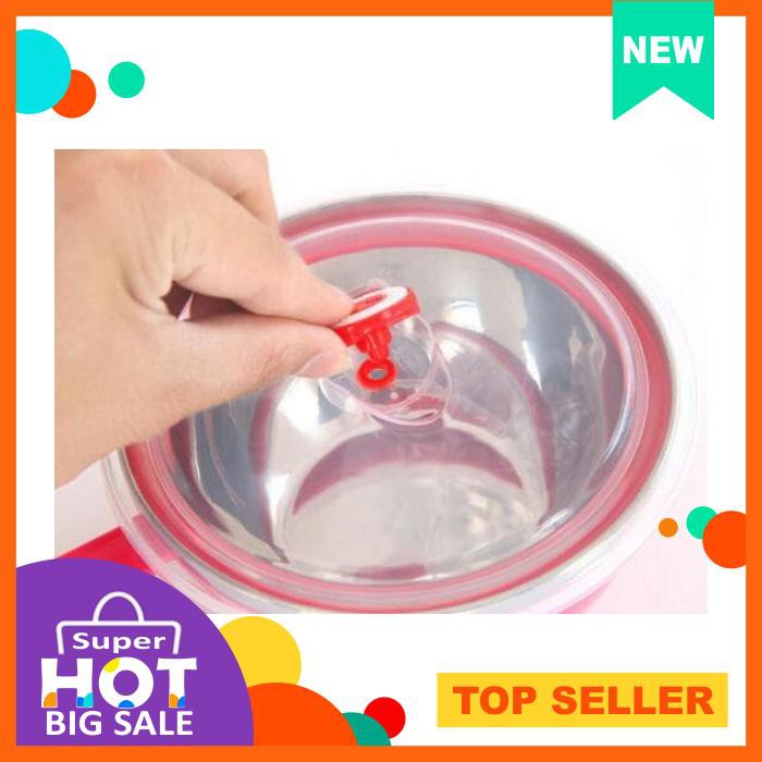 Mangkok | Mangkuk | Stainless Korea | Tutup Anti Tumpah