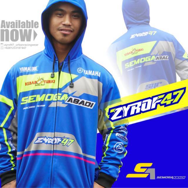 Jaket Zyrof47 Original Biru