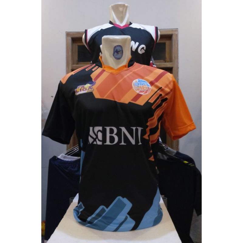 jersey voli bni / baju volli, jersey proliga