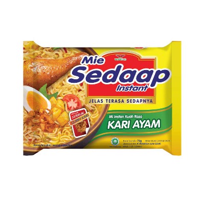 

Mie Sedaap Kari Ayam 72gr (3pcs)