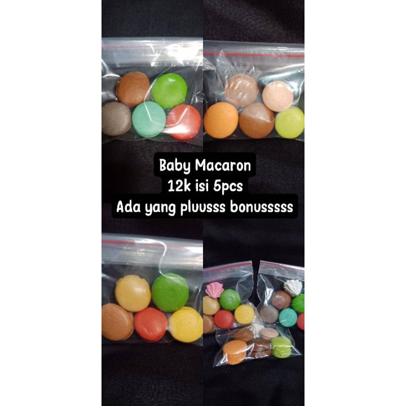 

Baby Macaron isi 5pcs