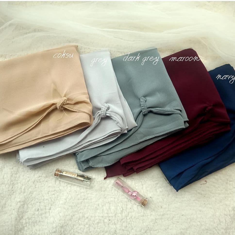 Pashmina Zahra / Hijab Instan Anak Pashmina Karet