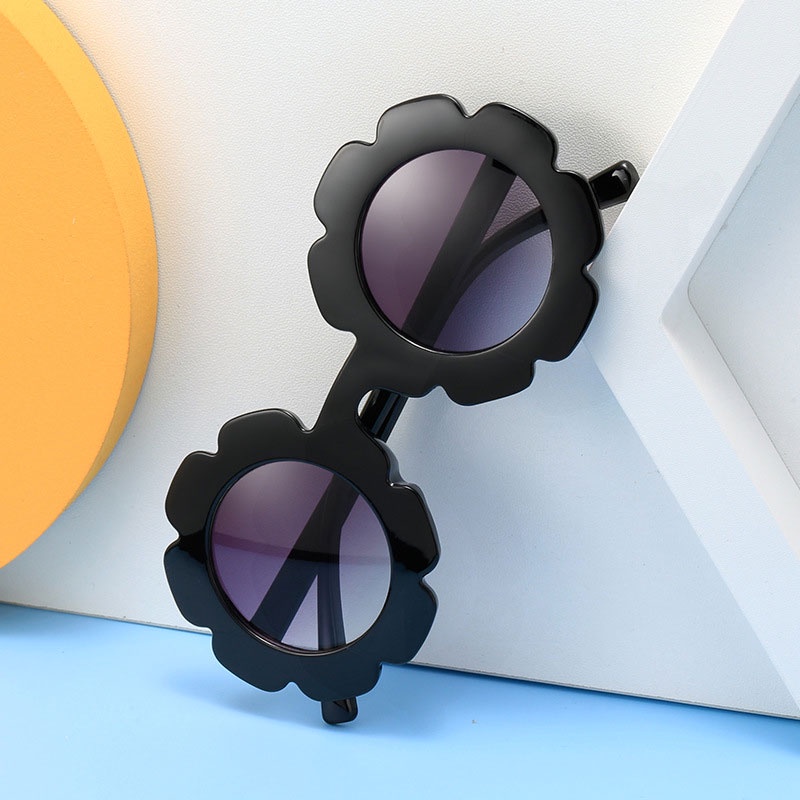 [✅READY STOCK] ☀️Kacamata Desain Kartun Bunga Matahari Untuk Aksesoris Pesta Anak fashion kacamata murah Penjualan Panas Mode