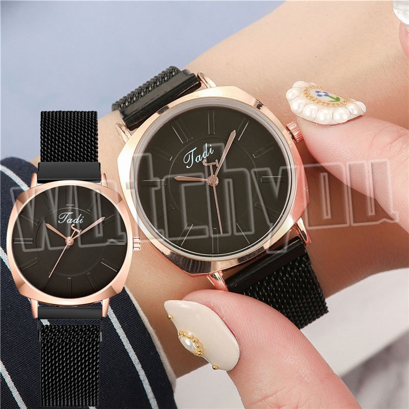 ✨READY✨Jam Tangan Couple：Retro art simple jam tangan fashion wanita jam tangan retro