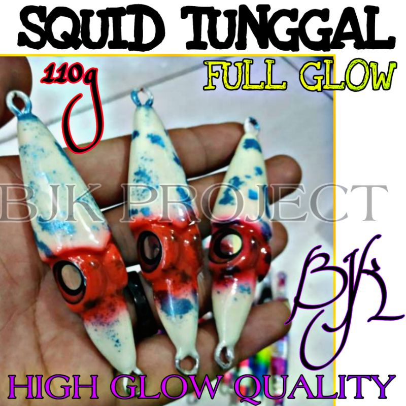 Metal jig squid 100g full gid Versi BJK