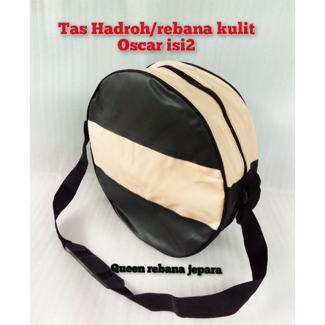 tas Hadroh/rebana kulit sintetis/Oscar isi 2 full busa