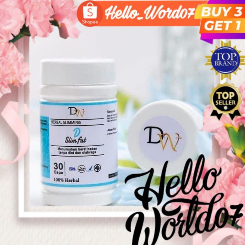 Dw Herbal Slimming D Slim Fat Obat Herbal Pelangsing Badan Asli Sedia Complexia Artropant Keto Boost