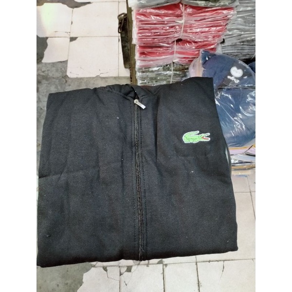 jaket jemper resleting crocodil pria, wanita size L,XL,XXL