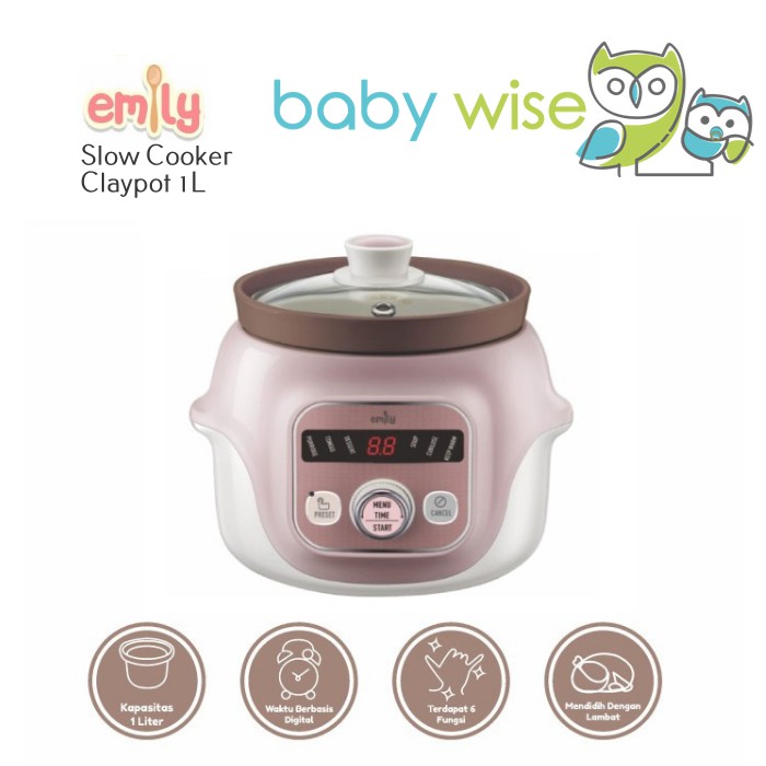 Jual Emily ESC34003 Slow Cooker Claypot 1L Indonesia