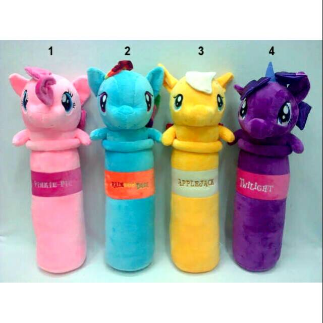 Bantal guling boneka kuda pony, bahan yelvo lembut guling my little pony