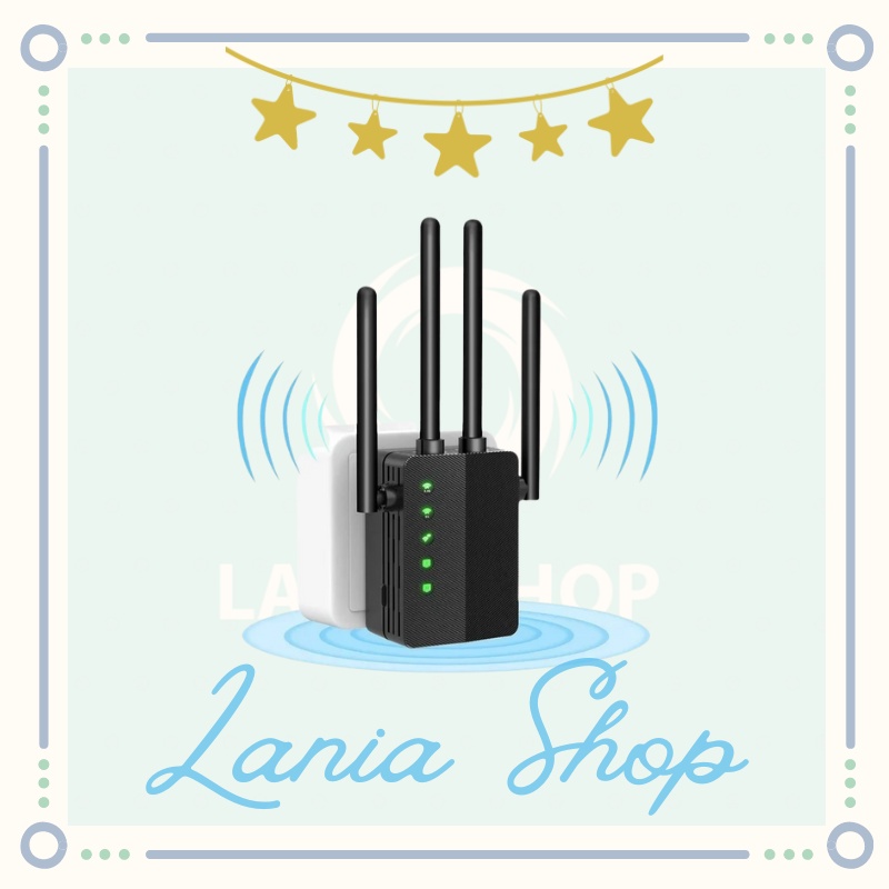 Dual Band WiFi Repeater WiFi 5 - 1200Mbps - WiFi Range Extender