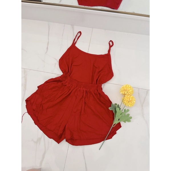 stelan hotpans singlet ,setelan wanita tanktop.oneset/set polos tanktop korean murah.sleepwear pym
