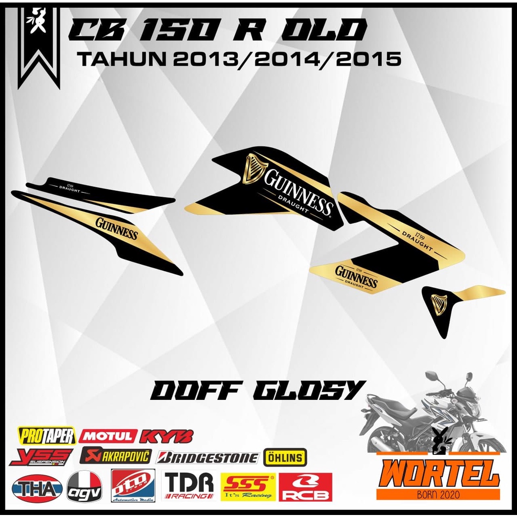 Striping CB 150 R-Sticker Variasi Lis Decal Motor CB150R 2013-2015 Guinns