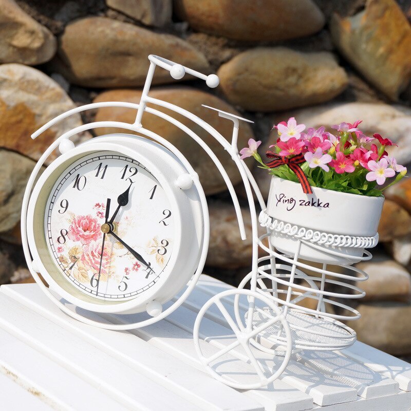 Table Bicycle Clock / Jam Meja Bentuk Sepeda