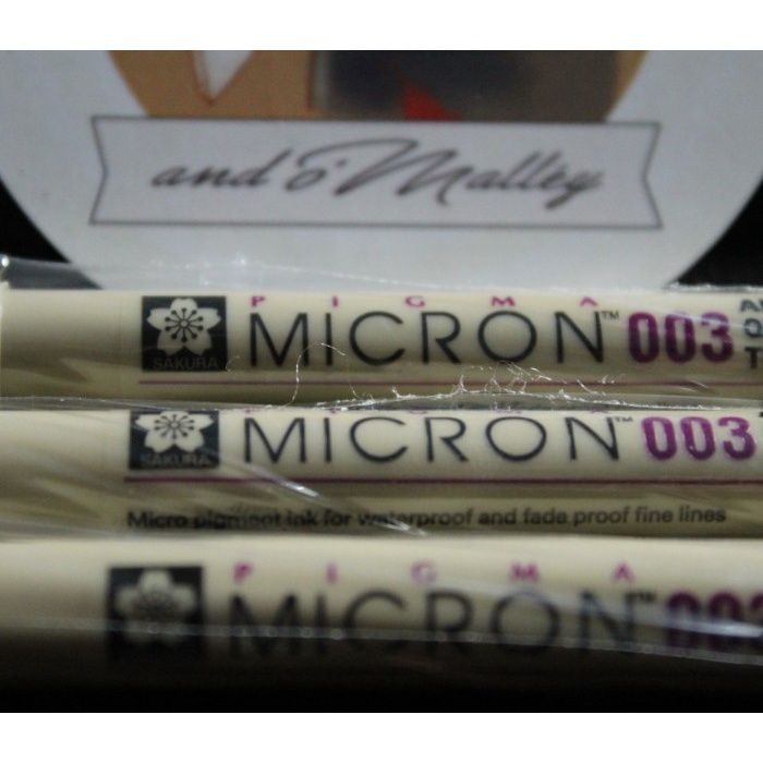 

Pendrawing- Micron Sakura Drawing Pen 003 005 - Nol Nol Tiga -Drawing-Pen.
