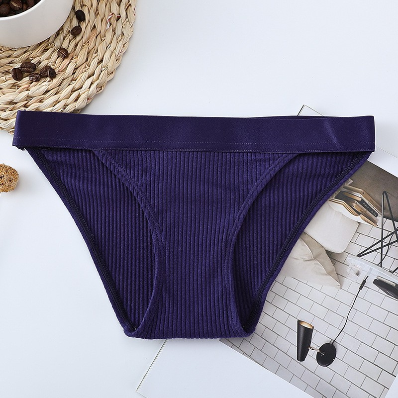 Celana Dalam Wanita Katun Warna Segar Lembut Fashion CD Celana Seksi