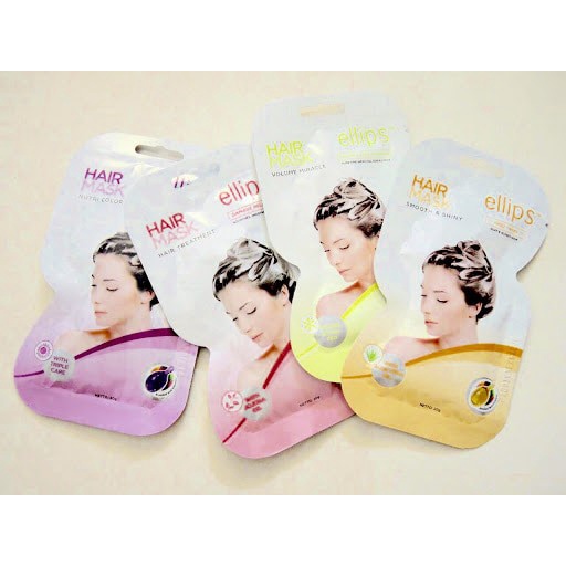 Jual Ellips Vitamin Hair Mask Sachet Masker Rambut 20g Shopee Indonesia
