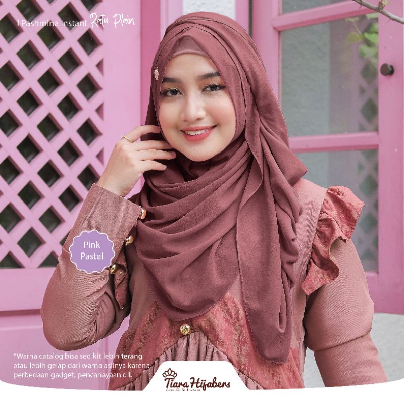 Jilbab Instan // PHRP // tiara Hijabers-PINK PASTEL