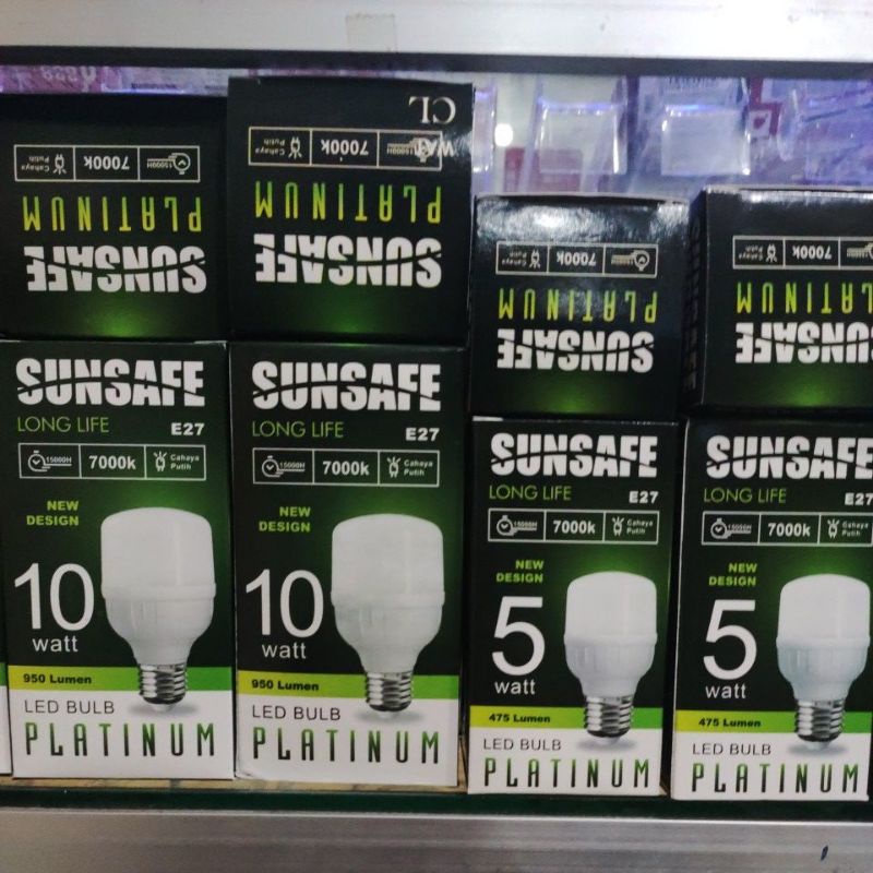 Lampu Led Sunsafe Platinum 10 Watt 5 Watt