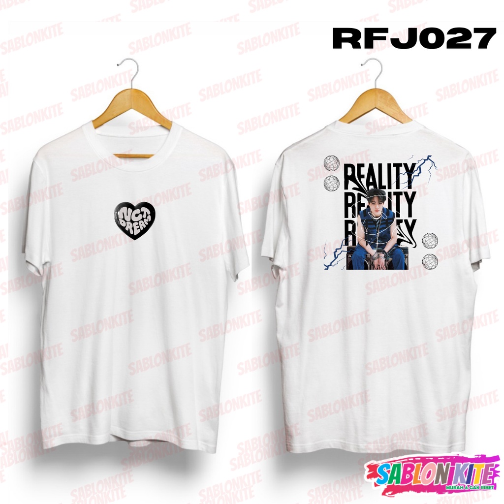 MURAH!!! KAOS NCT DREAM JENO REALITY RFJ027 COMBED 30S