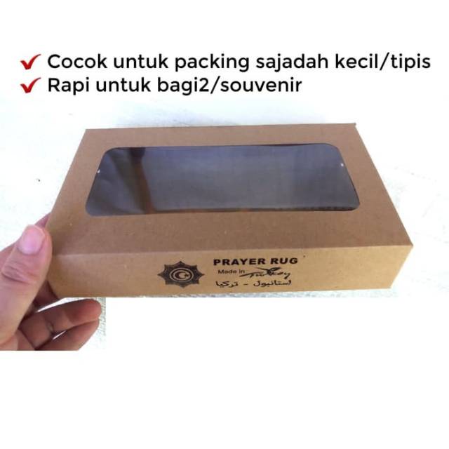 sajadah muka panjang turki plus box