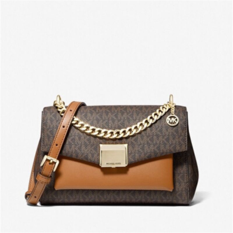 michael kors lita medium brown