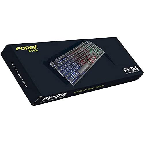 FOREV Keyboard Gaming LED Mechanical Feel - FV-Q1S - Black