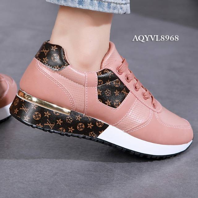 GIBD Louis Vuitton Woman Sneakers AQYVL8968 SEPATU KET SPORT WANITA IMPORT SNEAKERS LV FASHION BRAND