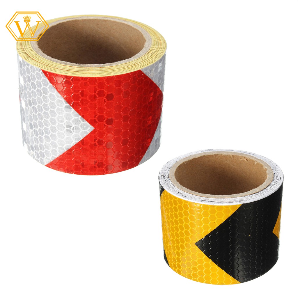 Stiker Strip Reflektif Warna Hitam Kuning Untuk Keamanan Stiker Strip Reflektif Warna Hitam Kuning Untuk Keamanan