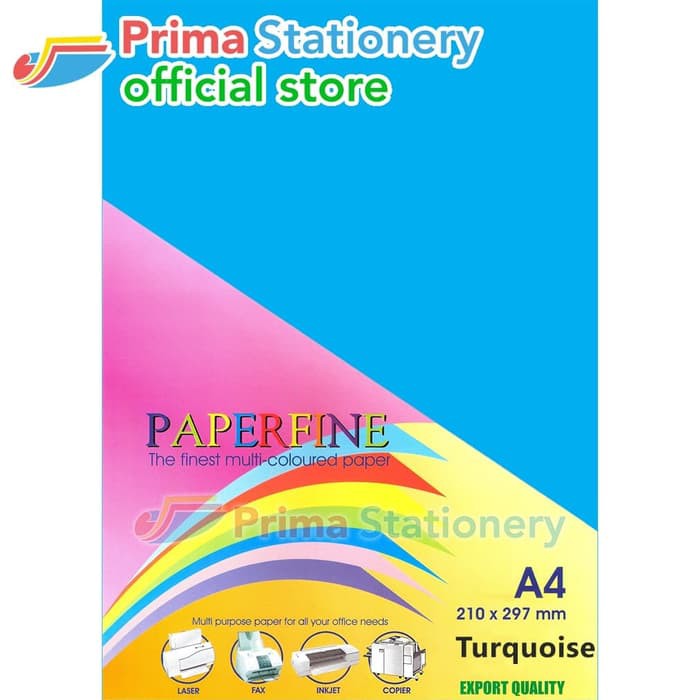 

Grosir Kertas HVS Warna Paperfine Turquoise Elegan