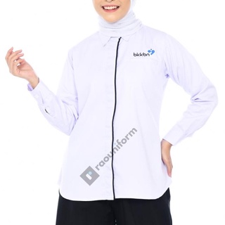 Jual B 001 Baju Kerja Kantor Bkkbn/Kemeja Putih Bkkbn/Seragam Dinas ...